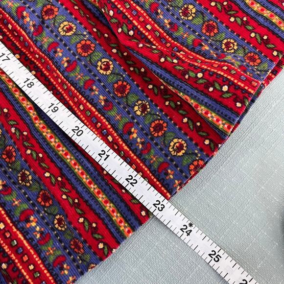 Vintage Red and Blue Striped Kids Dress - Picture 8 of 8